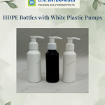 HDPE Bottles With White Plastic Pumps