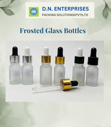 Frosted Glass Bottles With Droppers