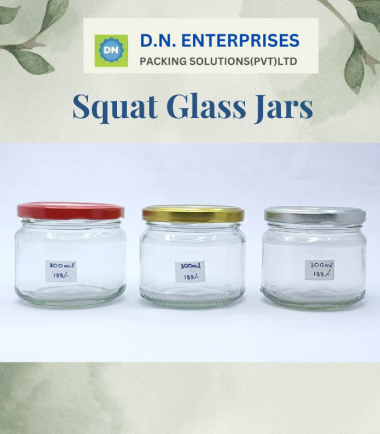 Squat Glass Jars