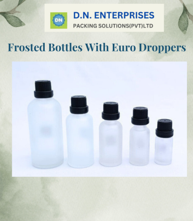 Frosted Bottles With Euro Droppers