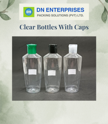 Clear Bottles With Caps