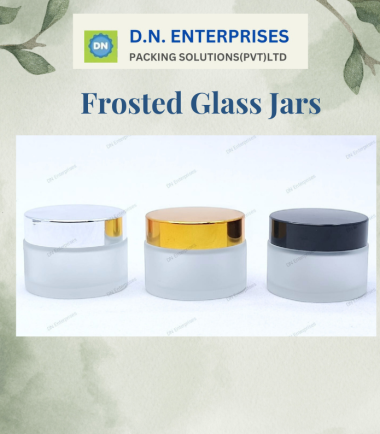 Frosted Glass Jars