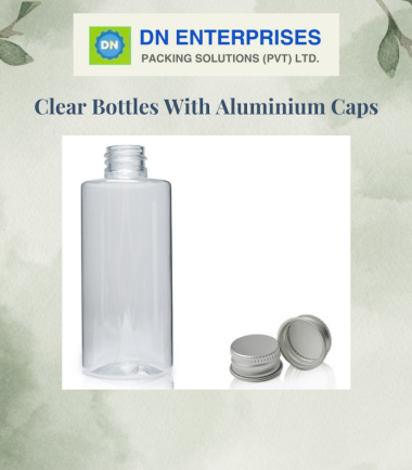 Clear Bottles With Aluminium Caps