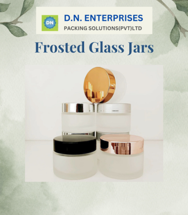 Frosted Glass Jars
