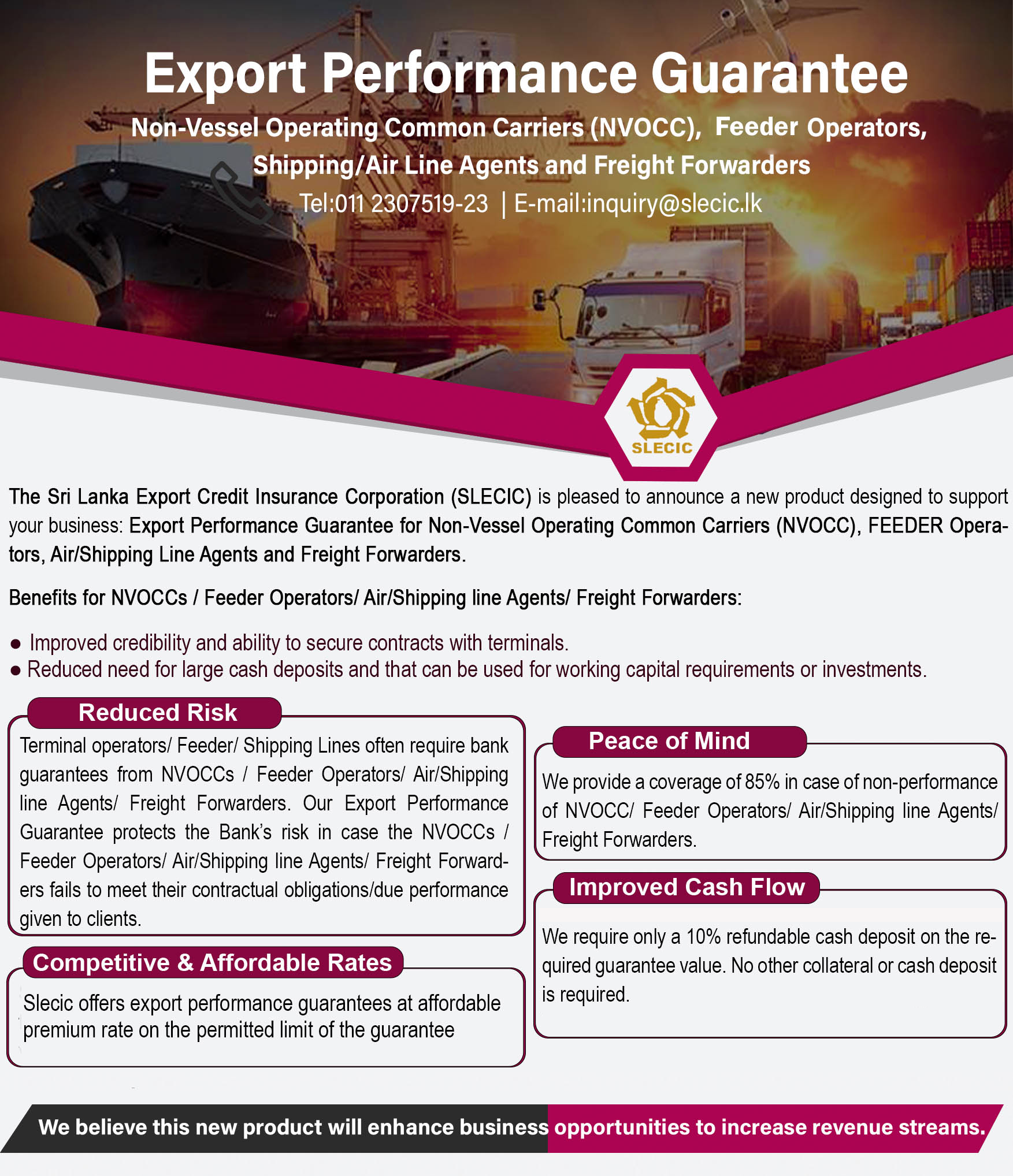 Export Performance Guarantee E-Flyer