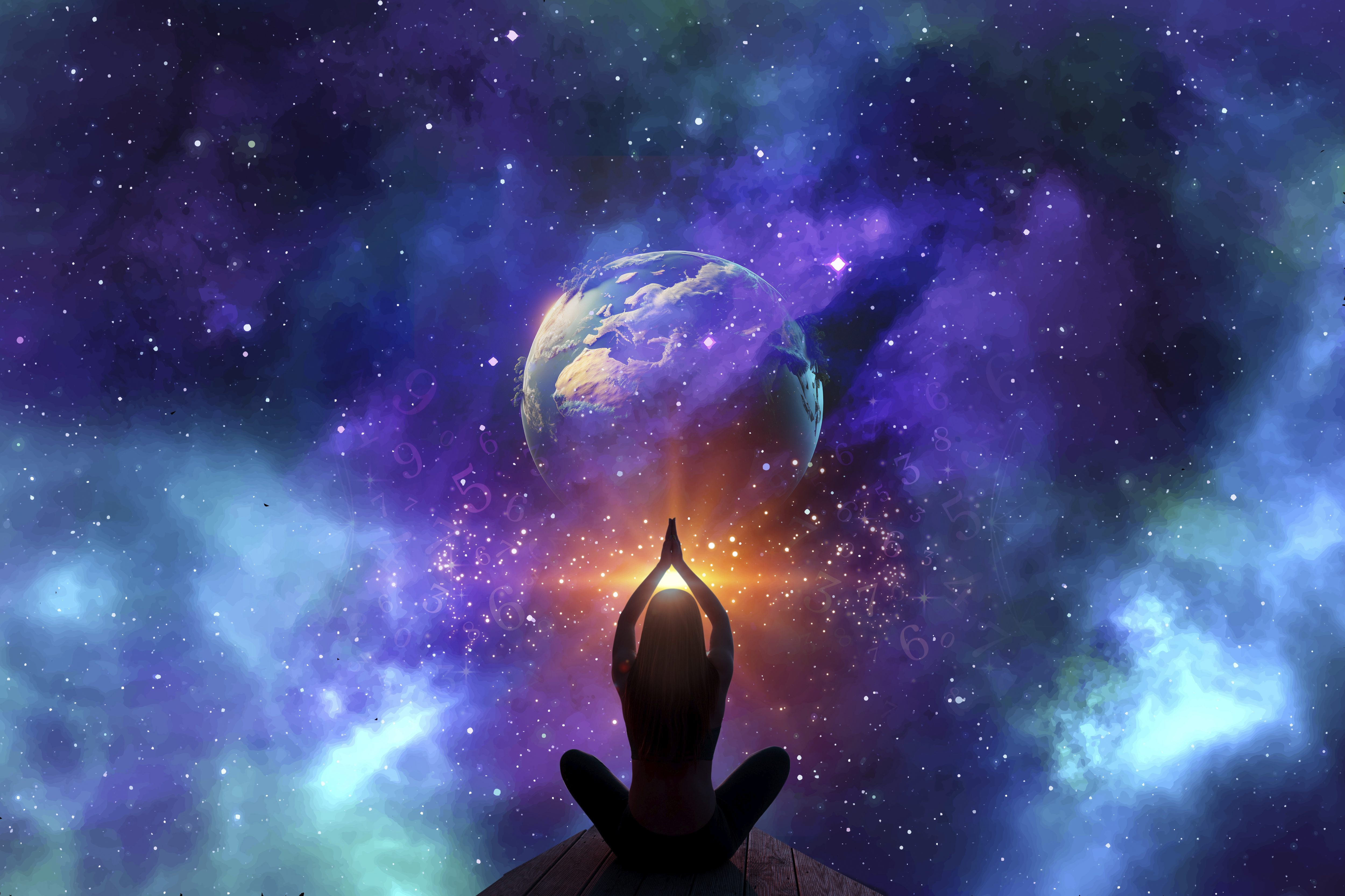 Woman looking out a window thoughtfully