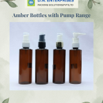 Amber Bottles With Pump Range
