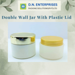 Double Wall Jar With Plastic Lid