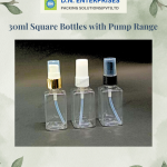 30ml Square Bottles With Pump Range