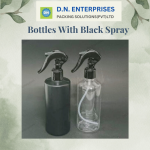 Bottles With Black Spray