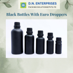 Black Bottles With Euro Droppers