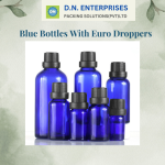 Blue Bottles With Euro Droppers