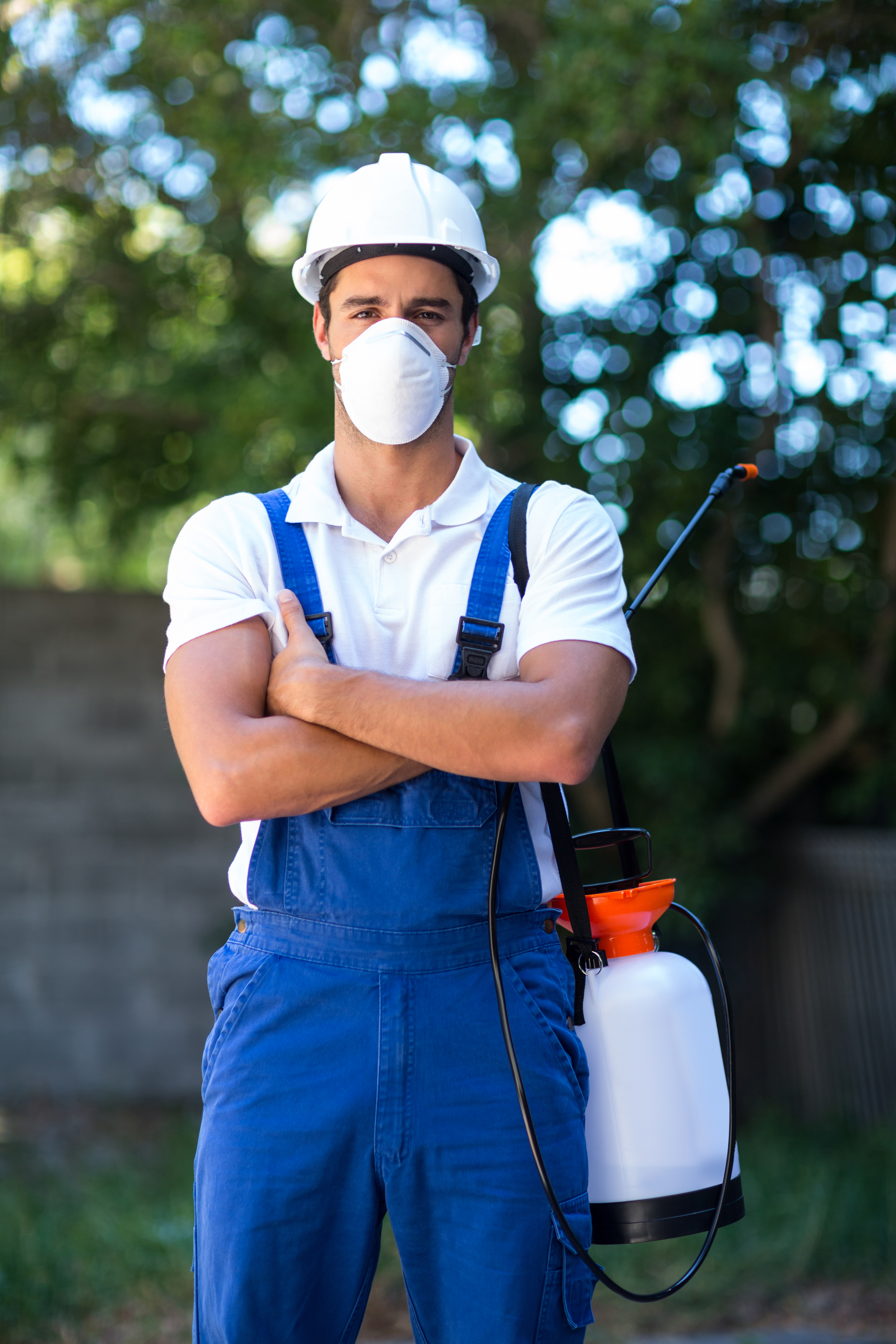 Pest Control Expert in PPE