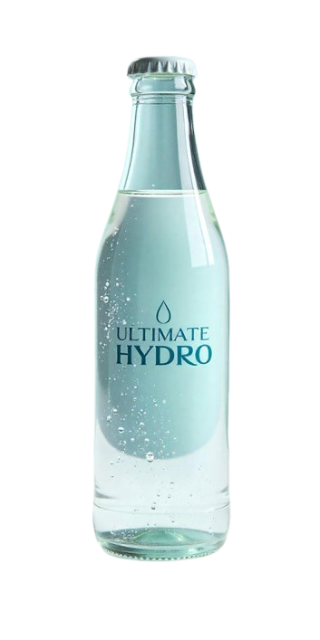 Ultimate Hydro 500ml glass bottle